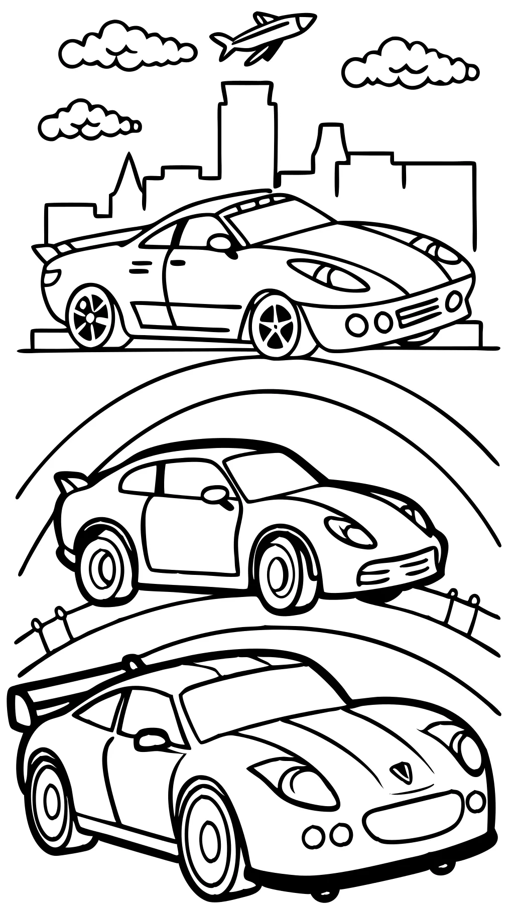 coloriages de voiture imprimable